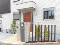 新築シンプル オープン外構