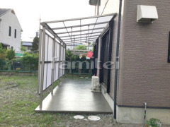 洗濯干し屋根 サイクルポート 給排水工事