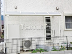 雨除け屋根 LIXILスピーネ1階 積雪50cm対応