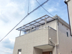 ベランダ屋根 フラットテラス2階