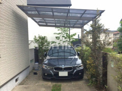 カーポート LIXILネスカF1台 洗濯干し屋根 スピーネ1階