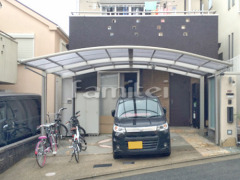 カーポート プライスポート横2台 ベランダ屋根 フラットテラス2階