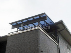 ベランダ屋根 YKKヴェクター2階 積雪50cm対応