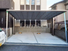 カーポート 四国マイポート横2台 後柱仕様
