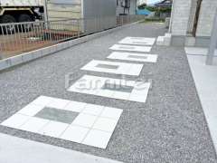 玄関アプローチ カーポート 土間コンクリート