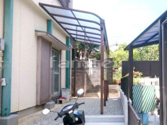 洗濯干し屋根 YKKヴェクターテラス1階 目隠しパネル