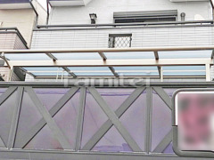 ベランダ屋根 LIXILスピーネ2階