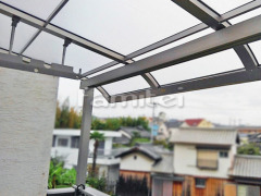 ベランダ屋根 LIXILスピーネ2階