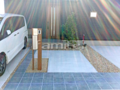 新築シンプル オープン外構