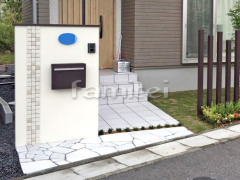 新築ナチュラル オープン外構