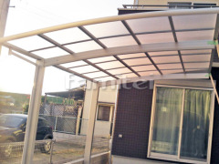 カーポート YKKレイナポート1台 ベランダ屋根 ヴェクター2階