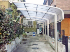カーポート YKKレイナキャップポート縦2台