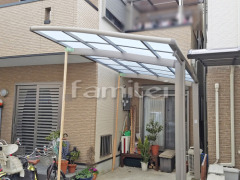 カーポート LIXILネスカR1台 ベランダ屋根 スピーネ2階