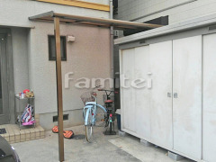 雨除け屋根 LIXILスピーネ1階