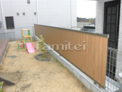 木製調目隠しフェンス塀 カーポート
