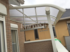 ベランダ屋根 YKKヴェクター2階