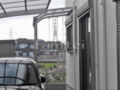 雨除け屋根 レギュラーテラス1階・2階 カーポート YKKレイナポート1台