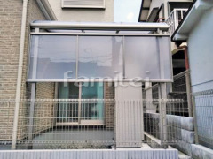雨除け屋根 LIXILスピーネ1階 目隠しパネル