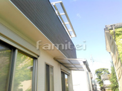 雨除け屋根 LIXILスピーネ1階 ベランダ屋根 フラットテラス