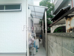 雨除け屋根 LIXILスピーネ1階