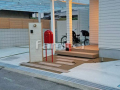 新築ナチュラル オープン外構