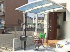 自転車バイク屋根 YKKレイナポート