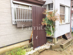 木製調目隠しフェンス塀 格子ウッド