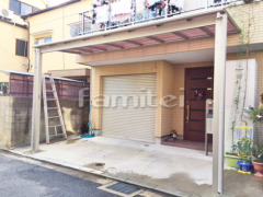 雨除け屋根 YKKエフルージュ大型テラス1階