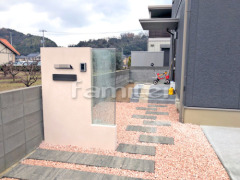 新築ナチュラル オープン外構