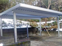 積雪カーポート YKKレオンポートneo横2台 積雪50cm対応