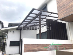 フル木製調テラス屋根 角柱