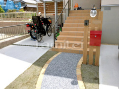 新築ナチュラル オープン外構