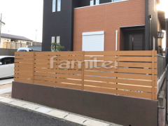 木製調目隠しフェンス塀 F&F マイティウッド