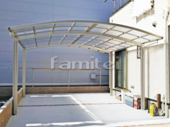 カーポート YKKレイナポート横2台 ベランダ屋根 ヴェクター2階