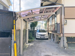 カーポート YKKレイナポート1台 既存カーポート撤去
