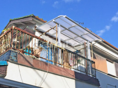 ベランダ屋根 LIXILスピーネ2階