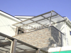 ベランダ屋根 YKKAP ヴェクターテラス屋根(ベクター) 2階用 F型フラット屋根