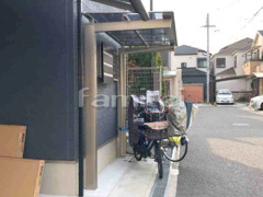 自転車バイク屋根 三協ニューマイリッシュ 前下がり 逆勾配