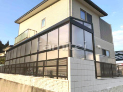 雨除け屋根延長