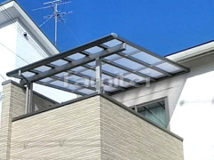 ベランダ屋根 LIXILパワーアルファ 積雪30cm対応2階
