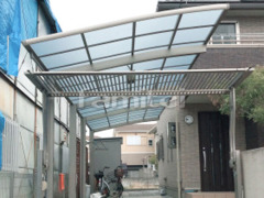 カーポート LIXILネスカR縦2台 フェンス