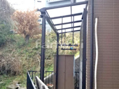 雨除け屋根 フラットテラス1階