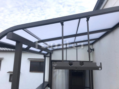 ベランダ屋根 LIXILスピーネ2階