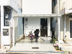 雨除け屋根 フラットテラス1階