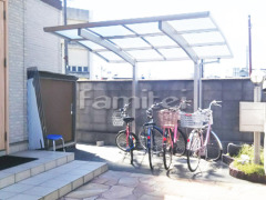 自転車バイク屋根 YKKレイナポート