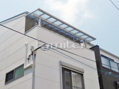 ベランダ屋根 YKKソラリア3階 積雪50cm対応