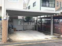 積雪カーポート YKKレオンポートneo 積雪50cm対応 横2台