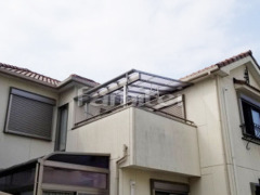 ベランダ屋根 YKKソラリア2階 積雪50cm対応