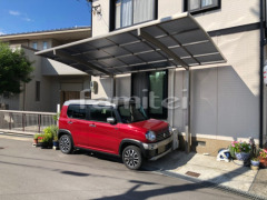 境界フェンス塀 カーポート LIXILネスカR1台