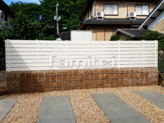目隠しフェンス塀 F&F マイティウッド 平板 樹脂